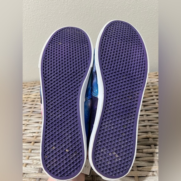 Vans Unisex Galaxy Print Sneakers, men’s 7.5, women’s 9, EUC, celestial, canvas - Picture 6 of 7